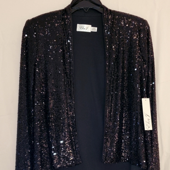 Eliza J Jackets & Blazers - Eliza J Sequin Jacket